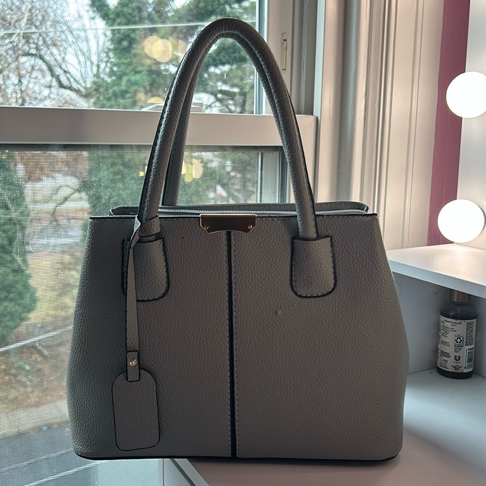 Faux leather purse